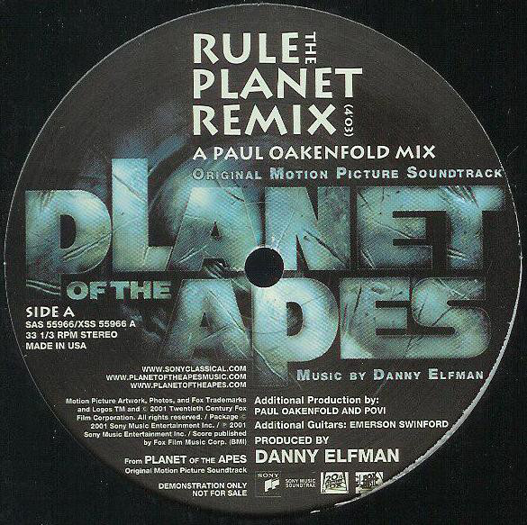 DANNY ELFMAN - PLANET OF THE APES - OAKENFOLD MIX